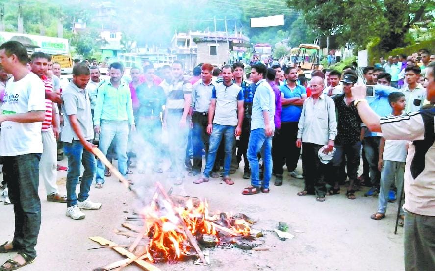 people get angry, destroy the govt property