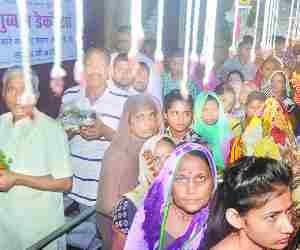 Hanuman temples full of worshippers