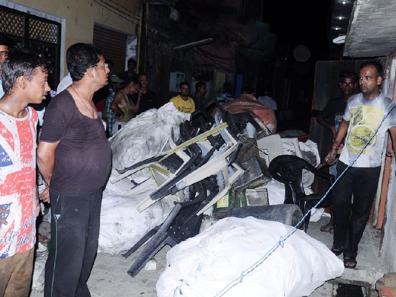 fire, gurdaspur godown burn, junk godown burn, gurdaspur, amritsar 