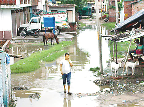 The roads were heavy rains Unabridged