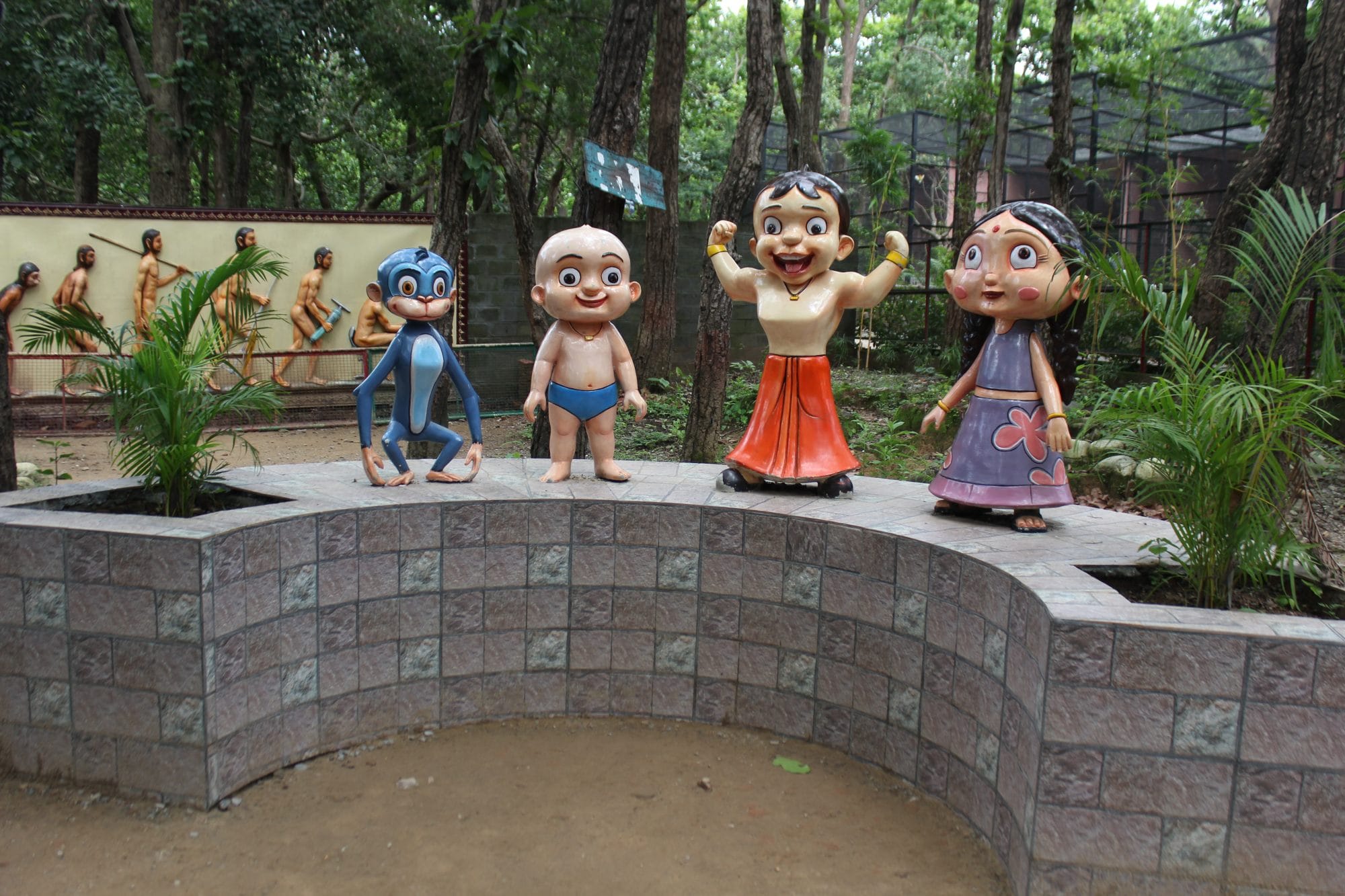 grass will grow in wind at dehradun zoo