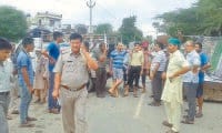 raining, water logging, road, kaithal