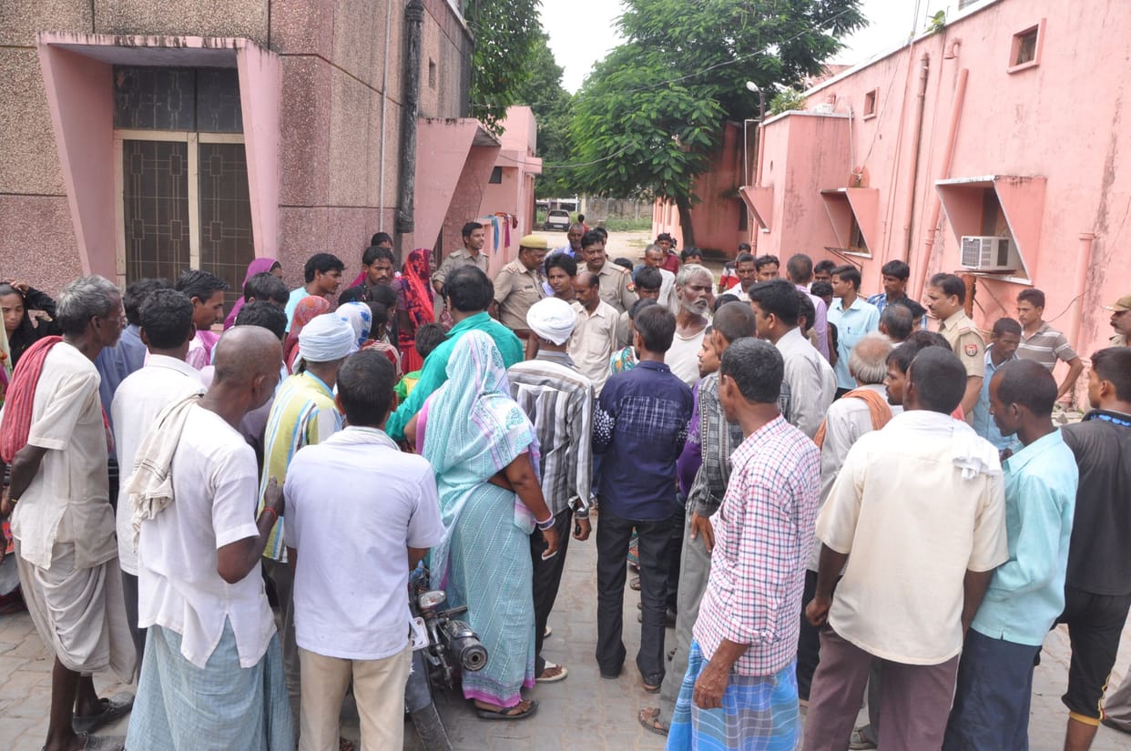 Child died in  district hospital, relatives angry