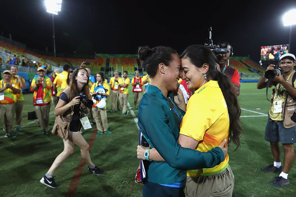 Lesbian Volunteer Kissed Brazil Player and Proposed For Marriage