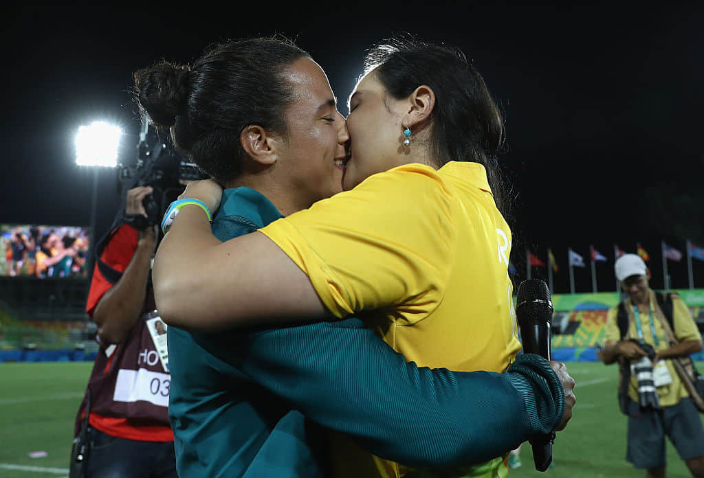 Lesbian Volunteer Kissed Brazil Player and Proposed For Marriage