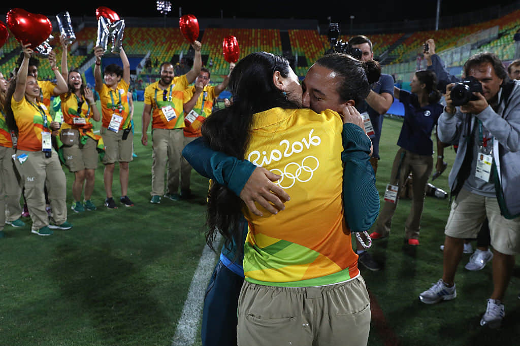 Lesbian Volunteer Kissed Brazil Player and Proposed For Marriage