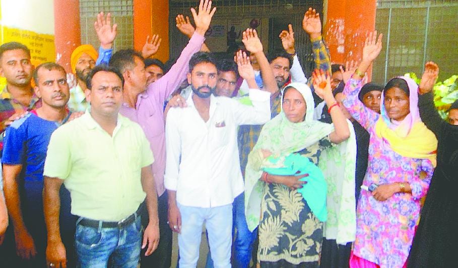 Uproar over the death of infant