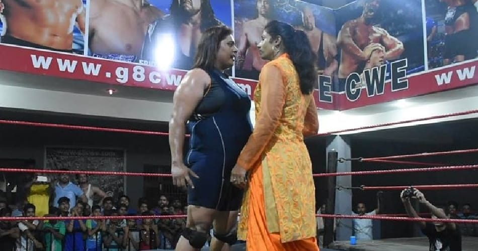 indian lady khali wrestler kavita dalal selected for wwe