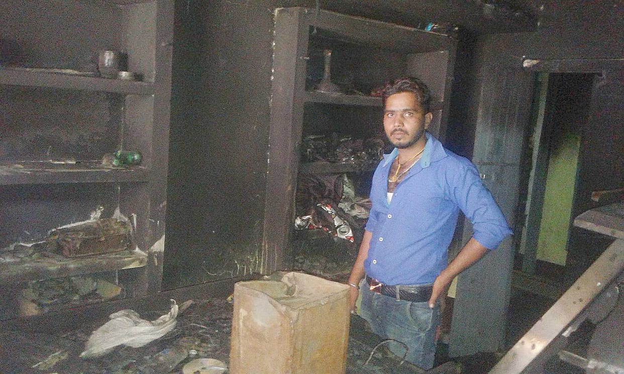 Videography shop put in by stealing fire