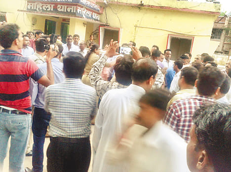 BSA vigilance team caught while taking bribe
