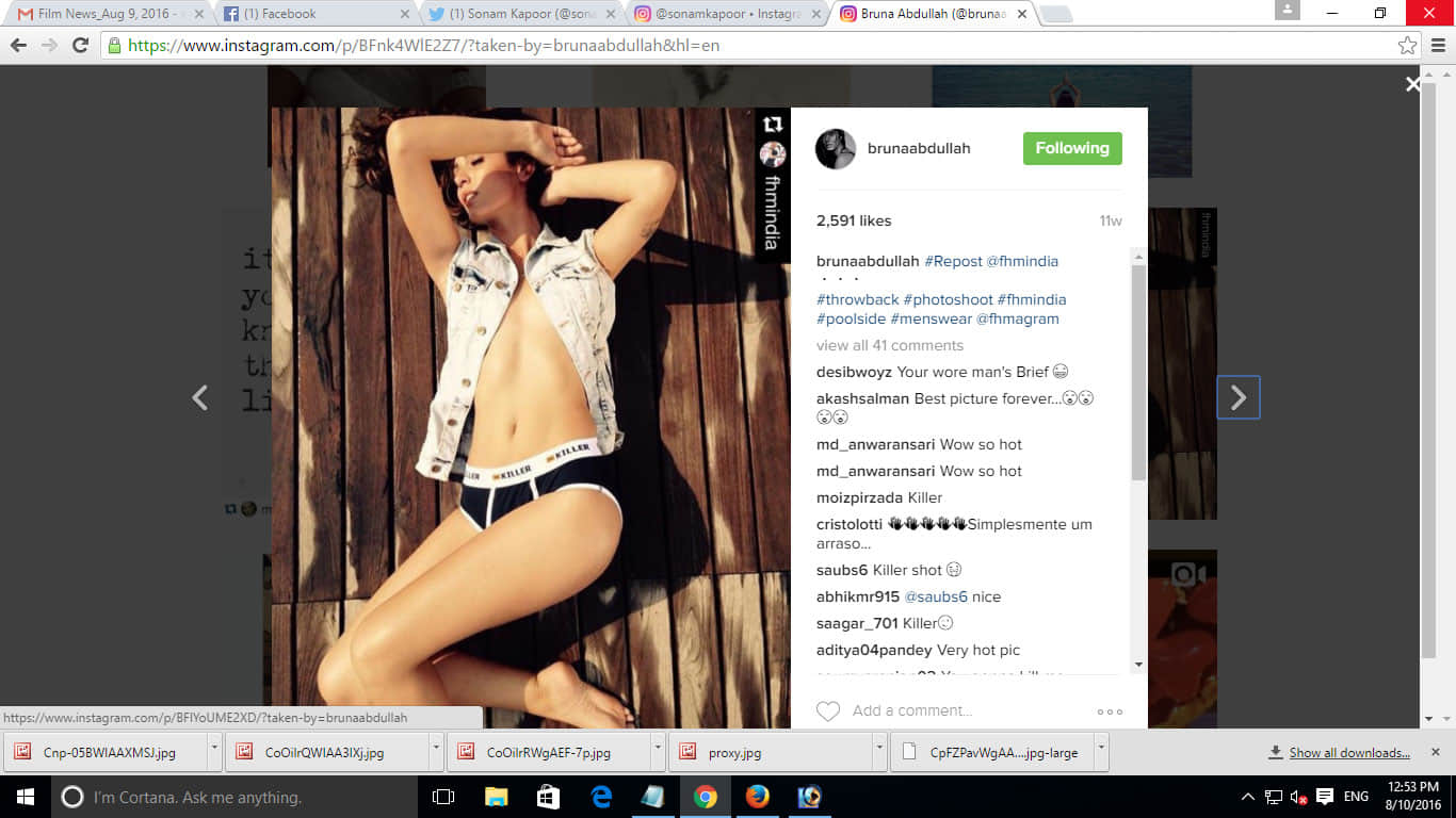 Bruna Abdullah Shares her Bikini Photos