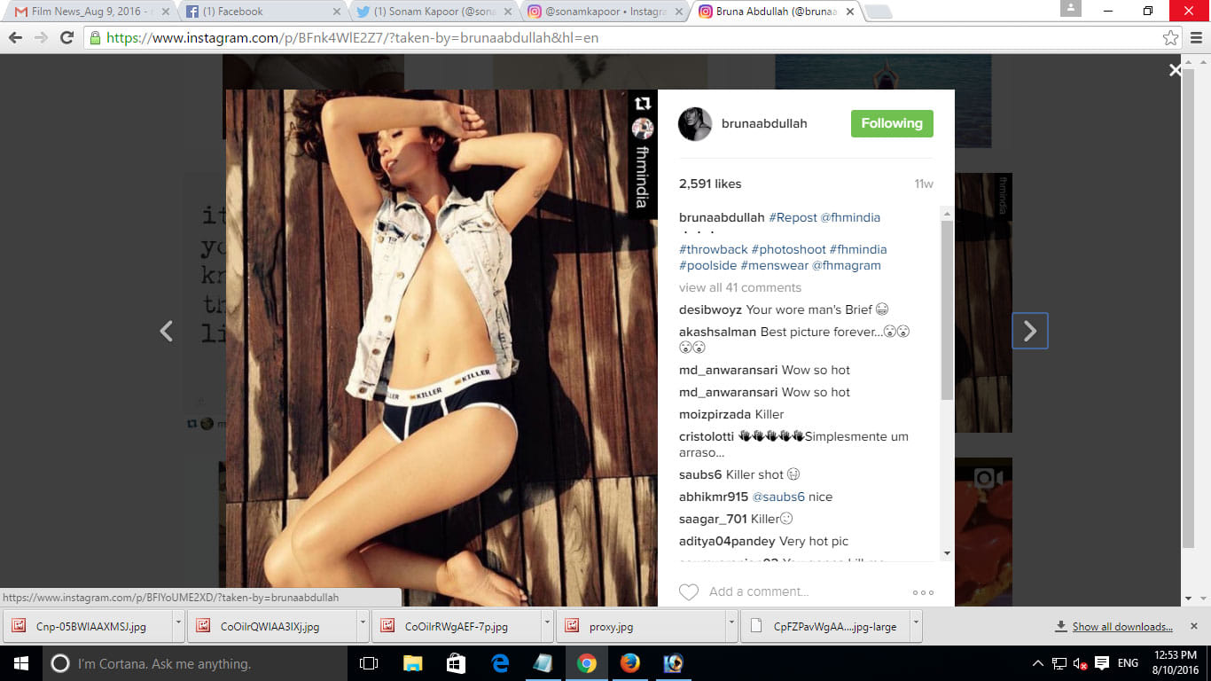 Bruna Abdullah Shares her Bikini Photos
