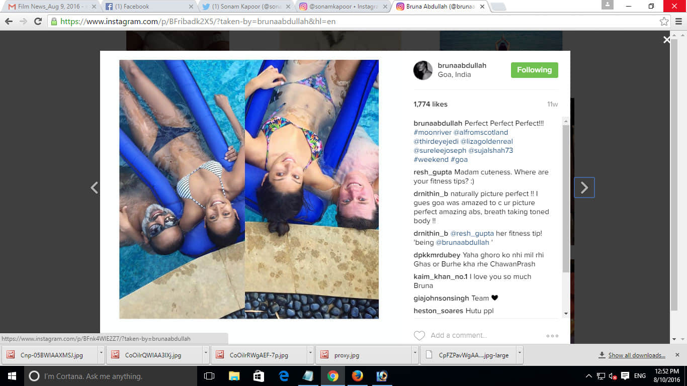 Bruna Abdullah Shares her Bikini Photos