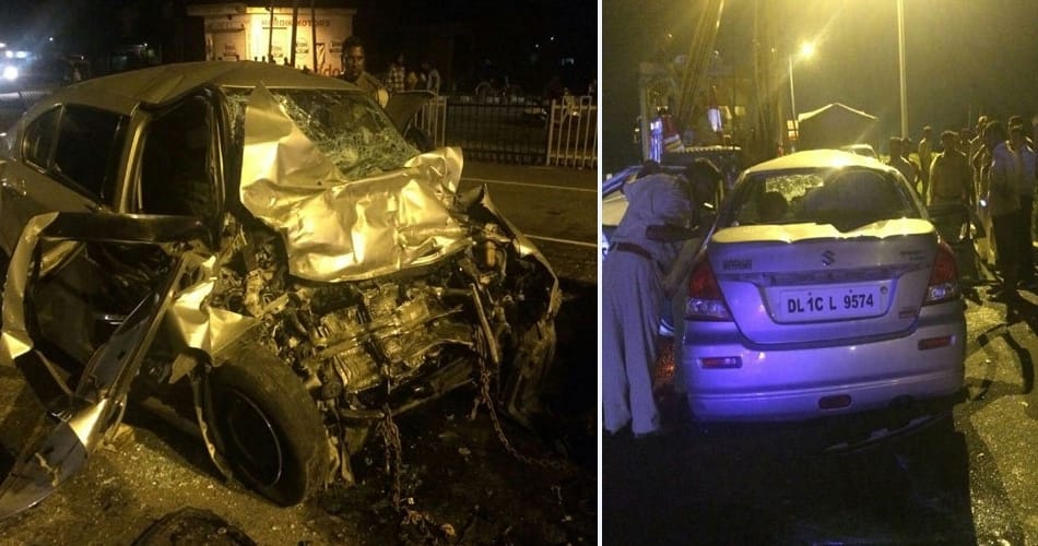 delhi university students including a girl died in road accident in haryana