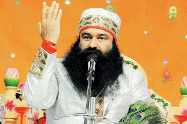 fatehabad boy uploaded modified photo of gurmeet ram rahim on facebook