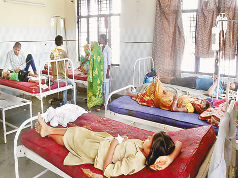 Amiliha spread diarrhea, admitted ten new patients