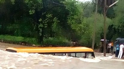Flood in rajasthan due to heavy rain
