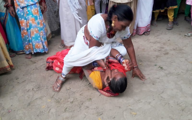 women wrestling hapa in lucknow