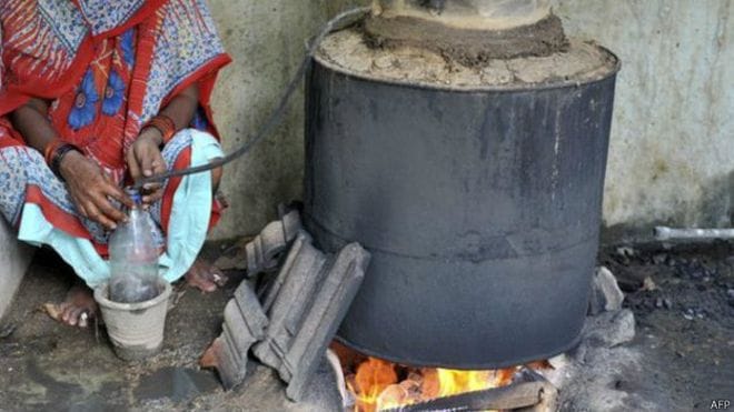 penalty on whole village on liquor sale