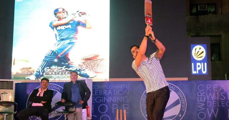 captain cool mahendra singh dhoni in lovely professional university, exposed secrets in interview