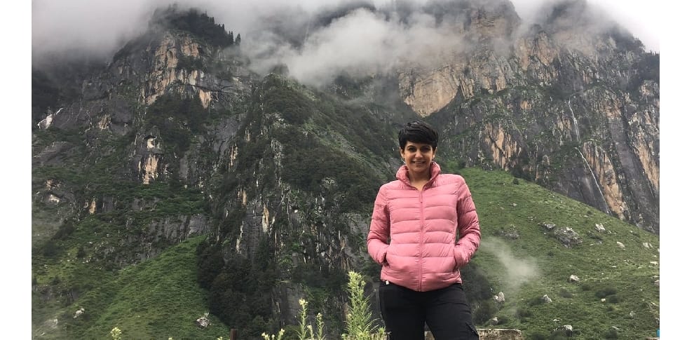 Mandira Bedi in manali.