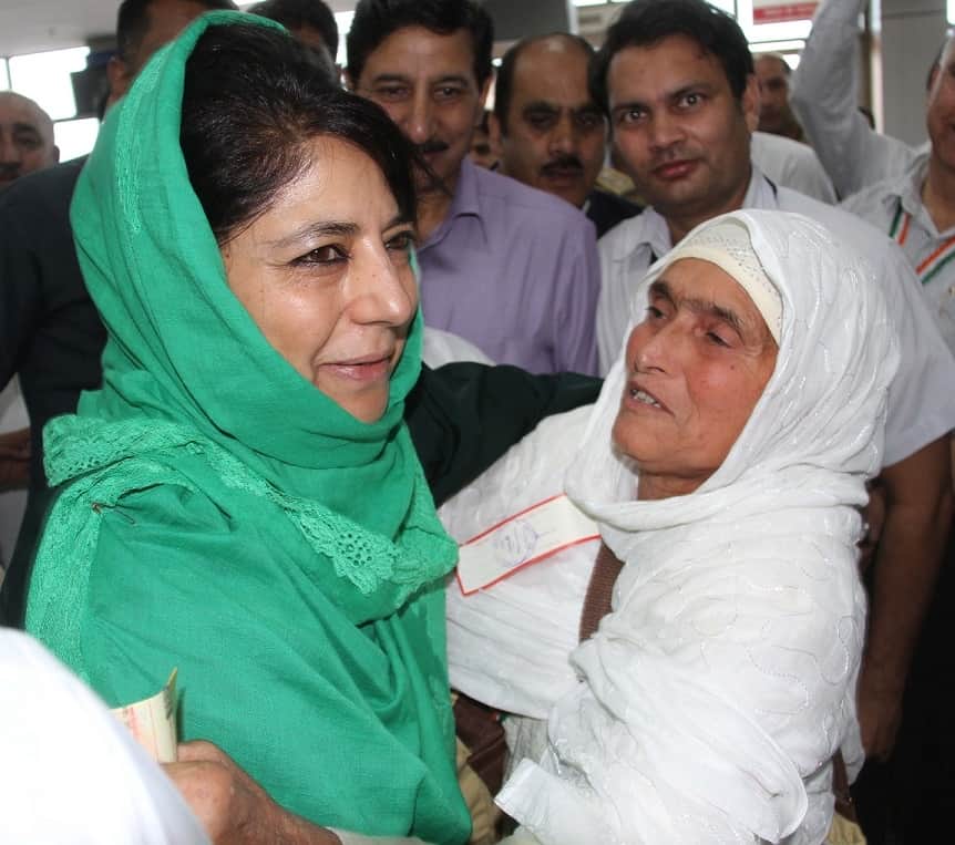 Mehbooba sought prayers for peace