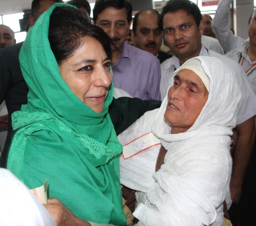 Mehbooba sought prayers for peace