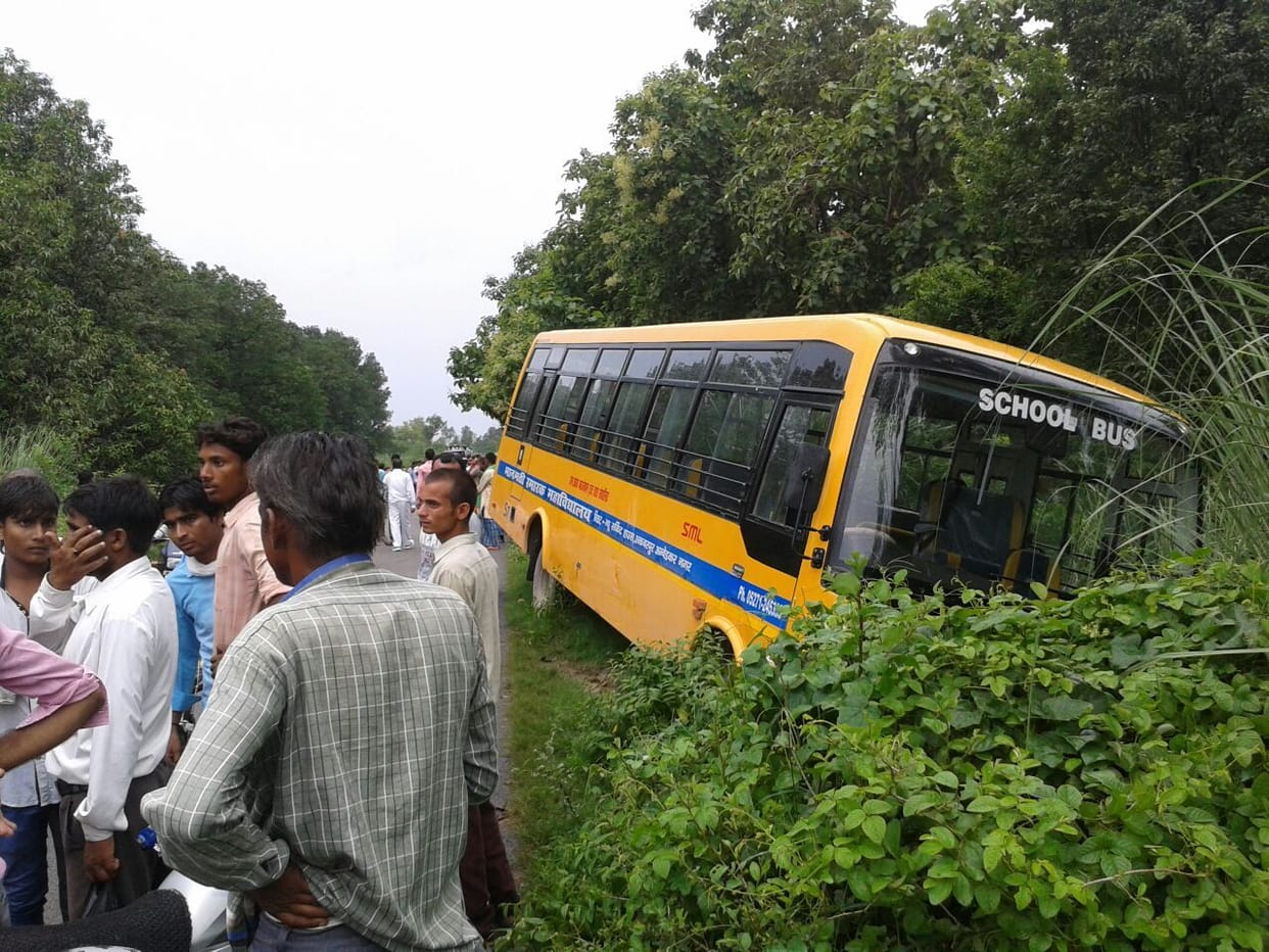 Youth and teenager killed in school bus collision