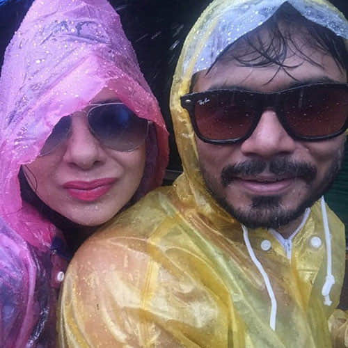 sambavna seth in goa for honeymoon