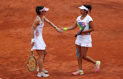 Sania Mirza And Martina Hingis Part Away