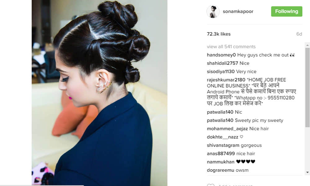 Sonam Kapoor share her Stunning Pictures