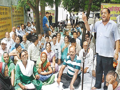 22 departments were on strike