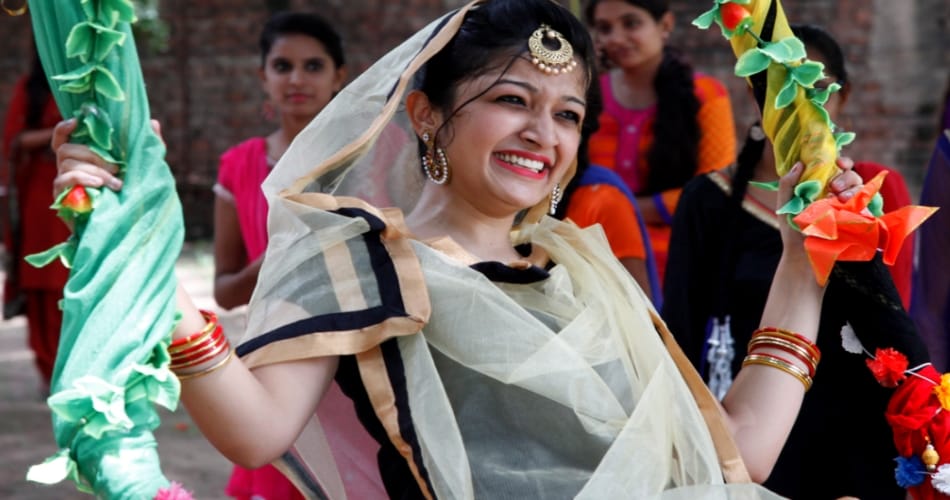 teej, teej festival, girls college, chandigarh, miss teej contest, teej celebration, 