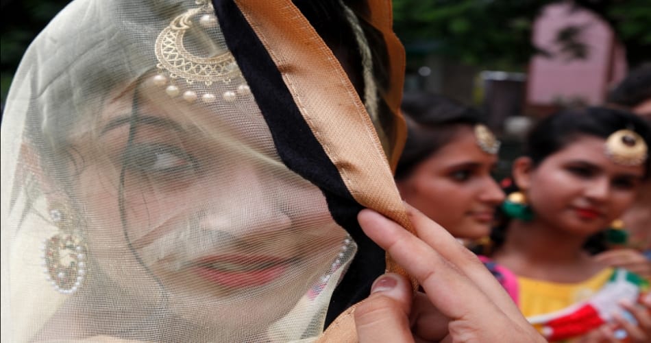 teej, teej festival, girls college, chandigarh, miss teej contest, teej celebration, 