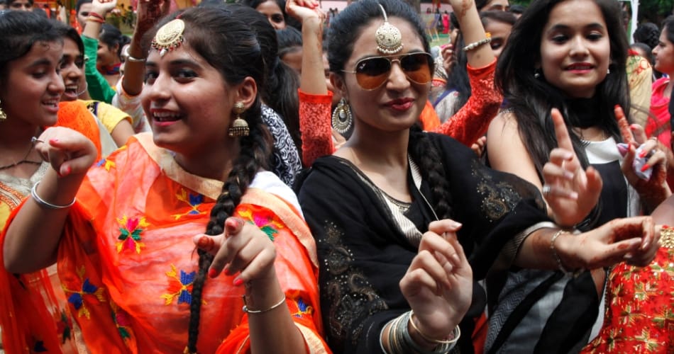 teej, teej festival, girls college, chandigarh, miss teej contest, teej celebration, 