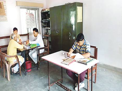 Many employees work in offices