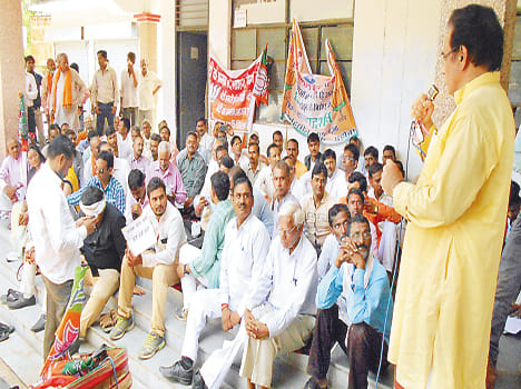 The demonstration against the incident of rape