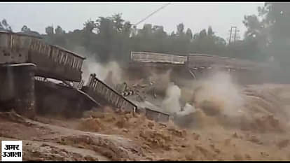 160 meter Bridge on himachal- punjab border washed away