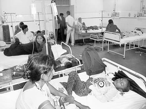 Outbreaks of diarrhea, fever continues, the two referred