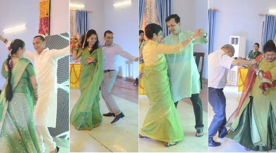 up ias officers dance in teej event