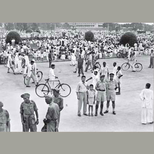 rare photos of first independence celebration from 1947