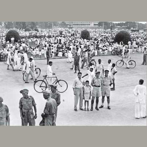 rare photos of first independence celebration from 1947