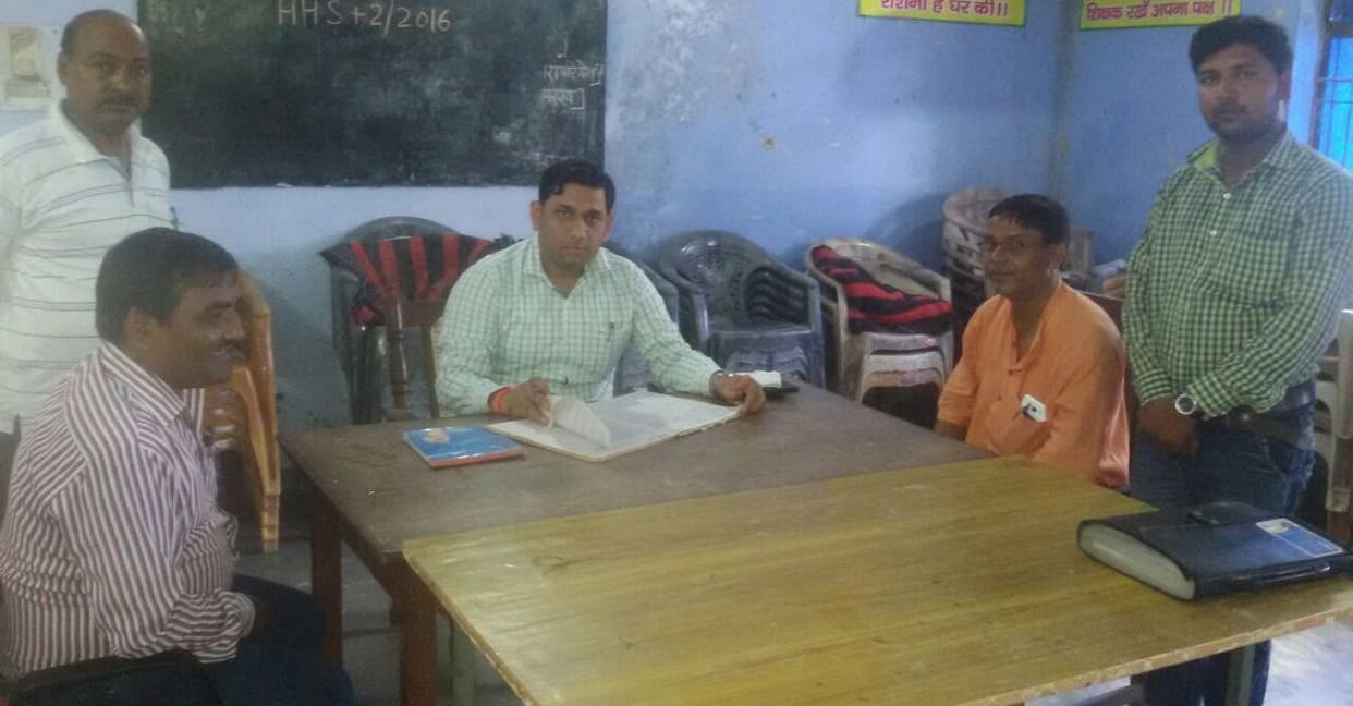 The inspection found absent teacher