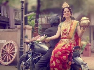 kangana ranaut as goddess Laxmi in swachh bharat video