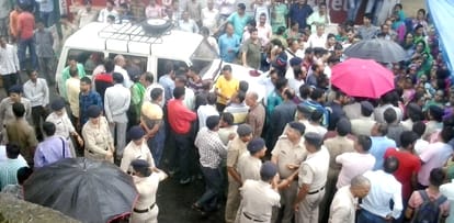 Chakka Jam and protest at rewalsar hospital Mandi, Himachal.