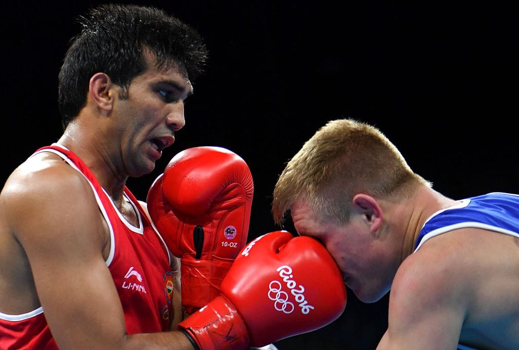 manoj kumar and amit panghal with other four boxers qualified in semifinal at cwg 2018