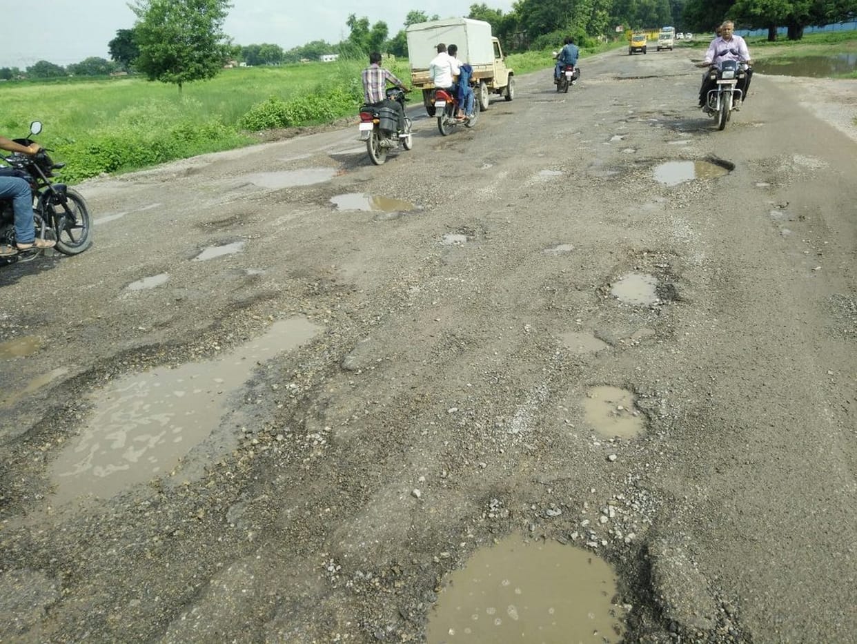 The pit was converted into a motorway