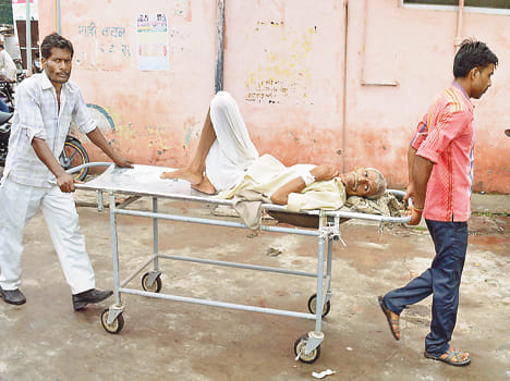 Joining the disturbed situation of health workers in strike