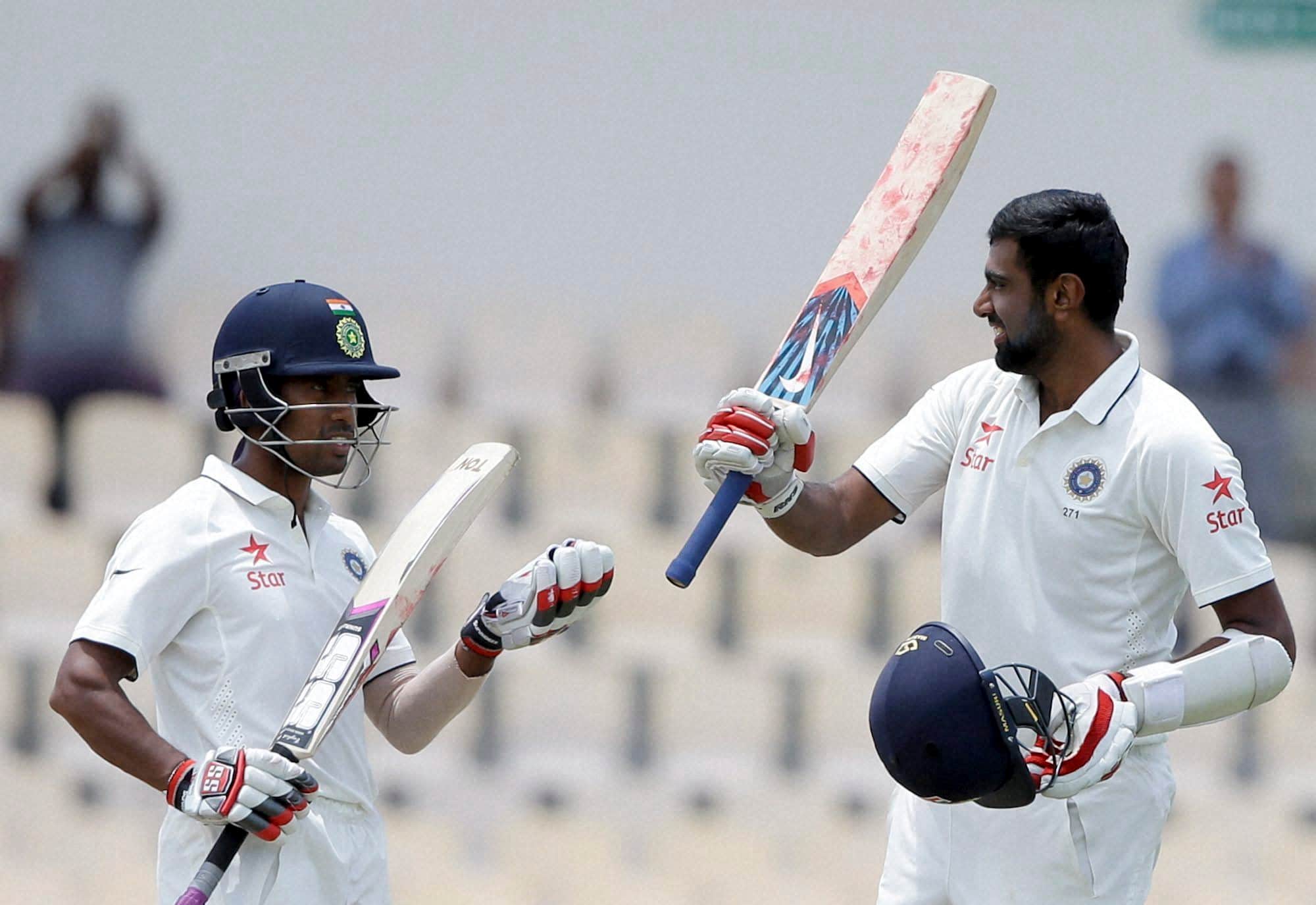 ashwin And Saha s pair Create history 