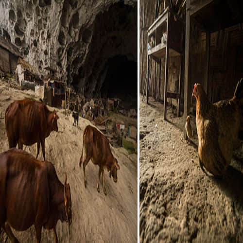Giant Cave In China Has 100 People Living Inside